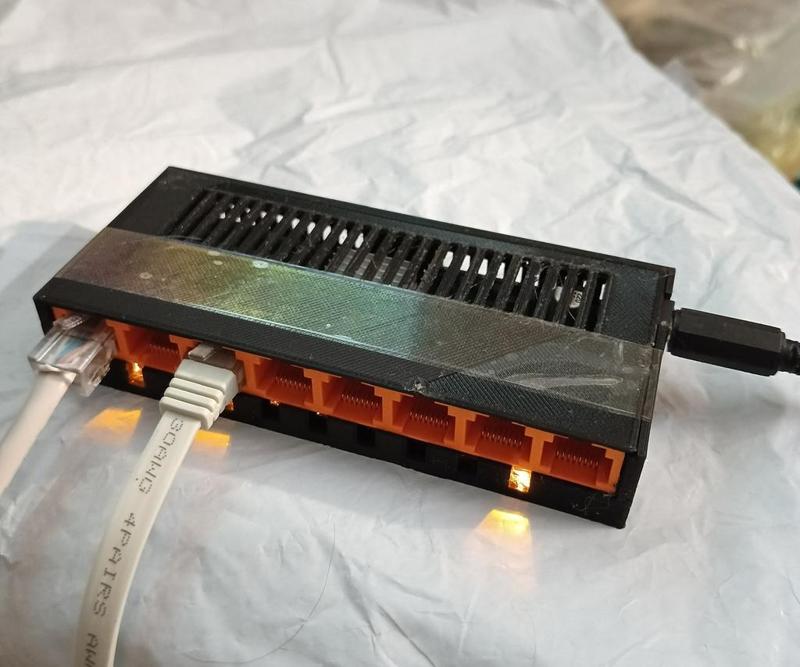 ANDDEAR lw-s010 8-port switch housing case