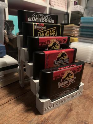 SEGA MegaDrive/Genesis Modular cartridge Display stand