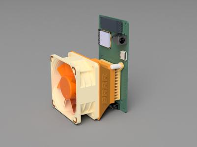 60mm fan to 40mm heatsink adapter