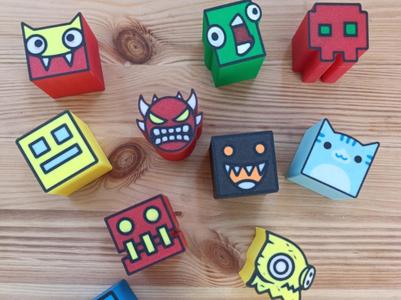 Geometry Dash cubes