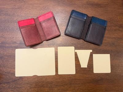 6 Pocket Wallet Leather Template