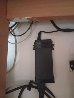Laptop power supply holder