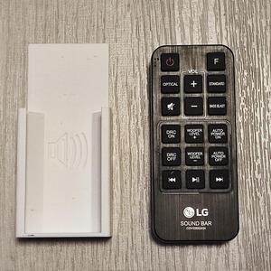 Wall Holder for LG Soundbar Remote 10.5cm / 11cm