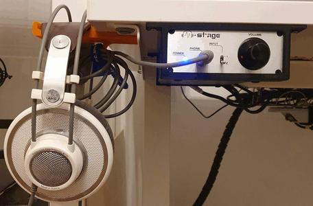 Matrix M-Stage Headphone Amp Under Desk Mount