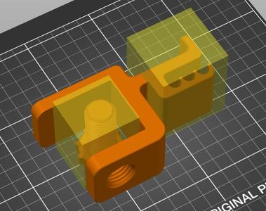 Desk Mount Headphone Holder / Mount / Clamp - reversed cable holder (less robust remix)