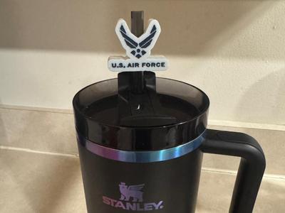 Air Force Stanley Cup Straw Topper