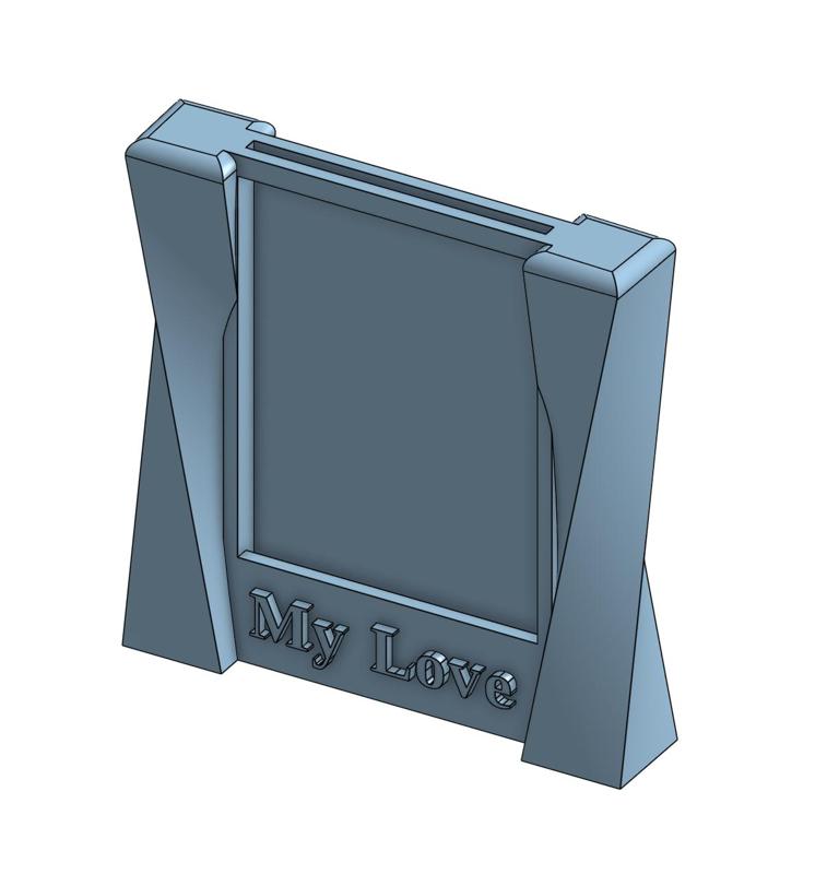 "My Love" polaroid holder
