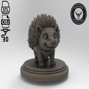 Hedgehog Animal 3d Printing