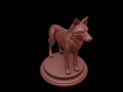 Wolf Animal Figure Printable