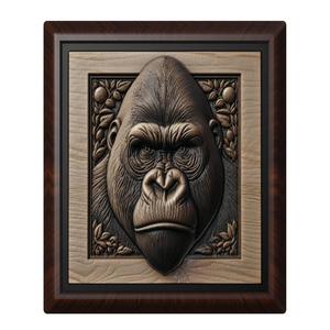 Gorilla animal wall art relief wall decor