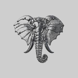 Elephant Animal Metal Head