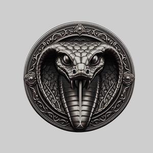 Snake Animal Head Snake Animal Medallion for CNC Router Laser & 3D Printer