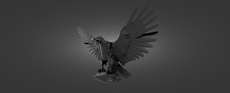 Eagle figurine