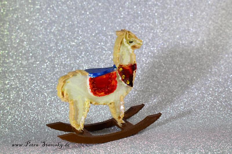 Llama alpaca rocking animal - rocking horse