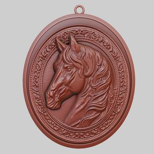 Horse Animal Pendant Horse Animal Necklace for CNC Router Laser & 3D Printer