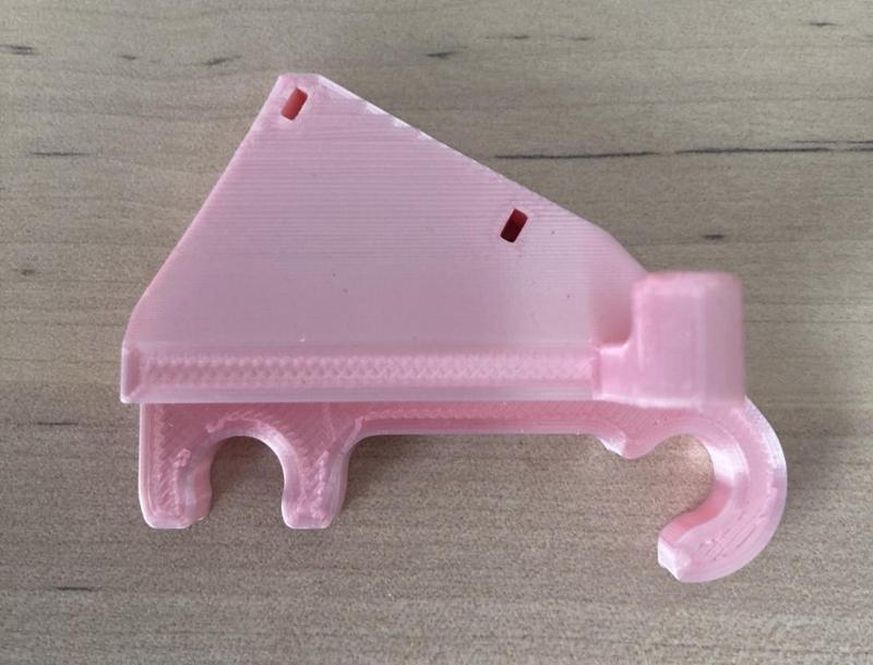 Creality CR6-SE Ribbon cable + bowden tube support