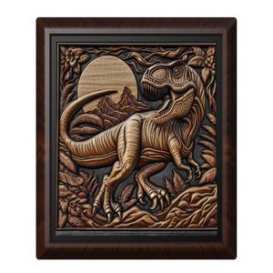 T-Rex animal wall art relief wall decor