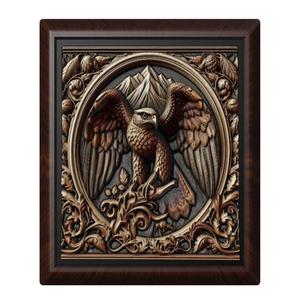 Hawk animal wall art relief wall decor