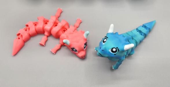 FLEXI FIDGET DESKTOP GUARDIAN - TRICERATOPS