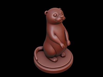 Otter Animal Figure Printable