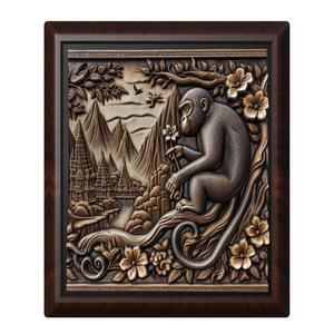 Monkey animal wall art relief wall decor
