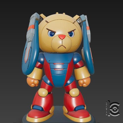 MechaBear-X99 - 3D Model for Printing
