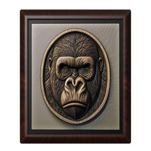 Gorilla animal wall art relief wall decor