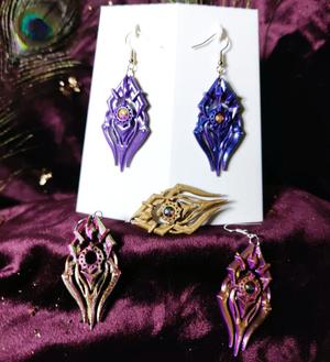 Gothic biomechanical earring/pendant