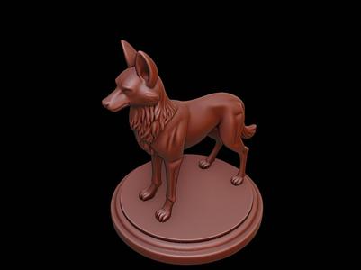 Jackal Animal Figure Printable