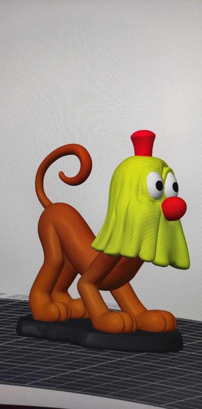 Alice in wonderland broom dog