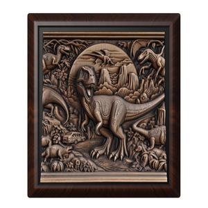 dinazor animal wall art relief wall decor