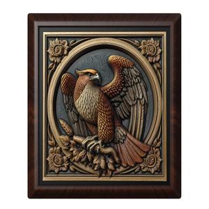 Hawk animal wall art relief wall decor