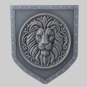 Lion Animal Wall Lion Animal Bust for CNC Router Laser & 3D Printer