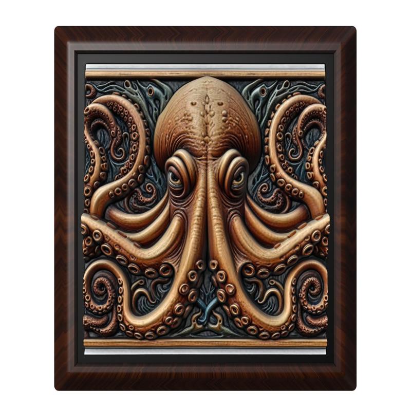 Octopus animal wall art relief wall decor