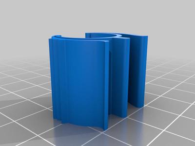 16mm cable/hose clip for wall cutout