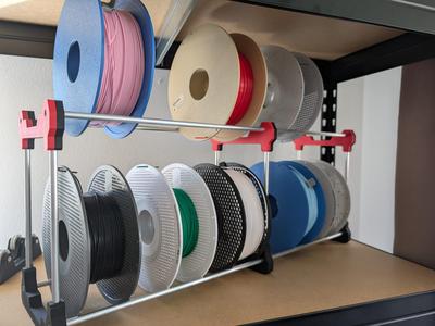 Stackable spool rack