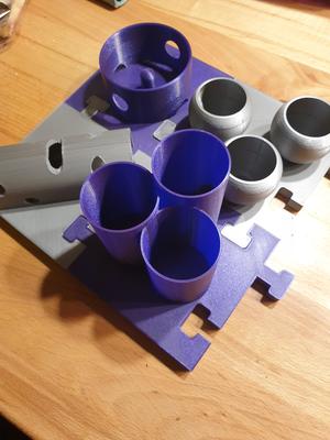 Cat toy playing plattform pipes