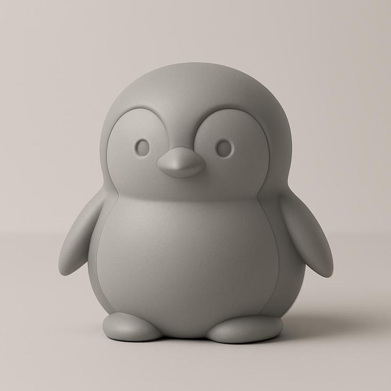 Playful Penguin – Cute 3D Print for Collectors & Animal Lovers