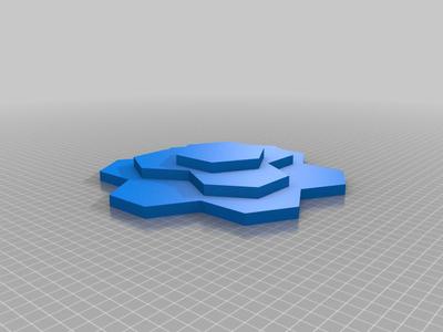 Hexagon Blume