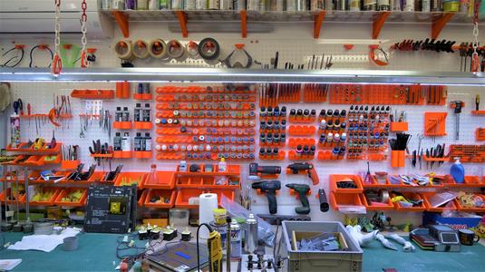 Pegboard system hangers