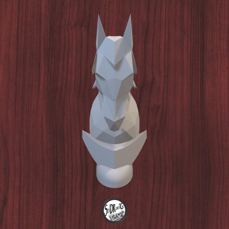 Horse A7 - LowPoly - Bust - Head - Perfect Design - Easy Print - Decor - SoliDRawinGS0121