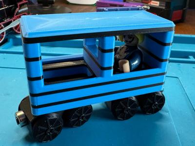 Wooden Train Passenger Car