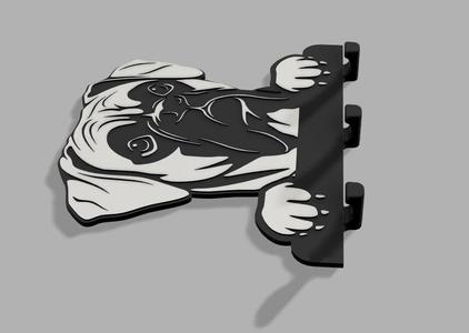 Boxer coat rack