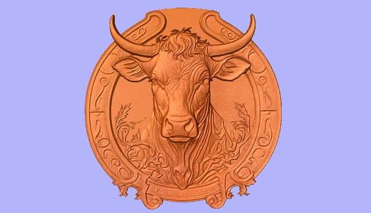 COW IN THE HORSESHOES