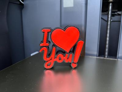 I "Heart" You Sign - 3 Sizes