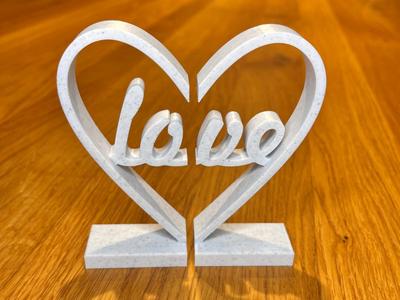 Heart love sign valentine text