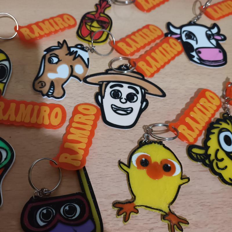 Zenon's Farm Keychains
