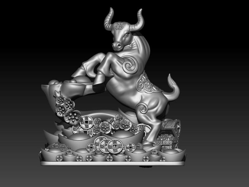 Zodiac Ox buffalo
