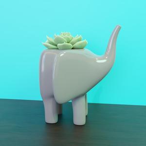 cute elephant planter