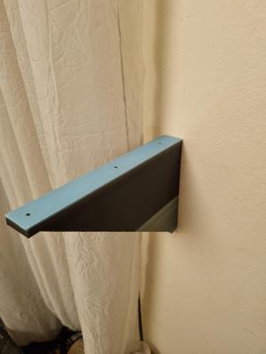 Strong easy removable corner bracket shelf!